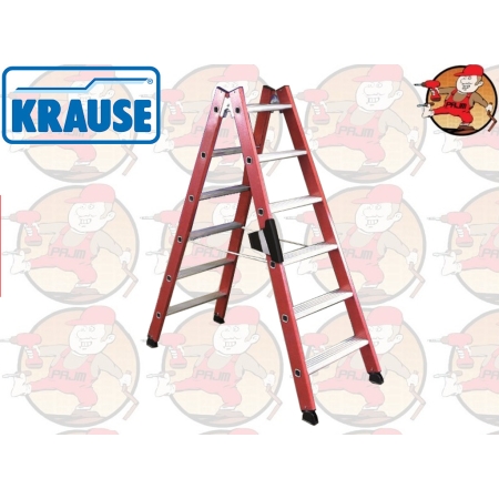 815460 KRAUSE drabina dwustronna z podłużnicami z tworzywa sztucznego 2x10 szczebli